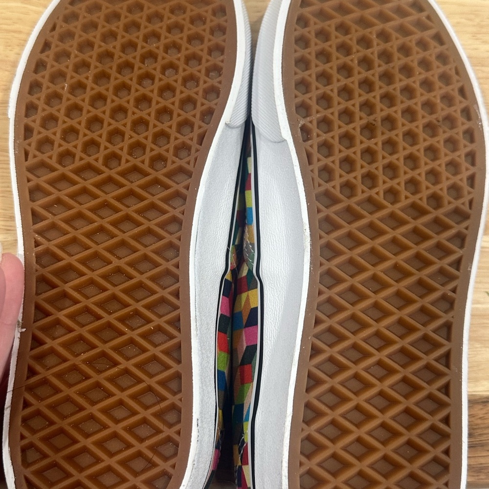 Vans Women’s Multicolor Geometric Pattern Sneakers - image 6